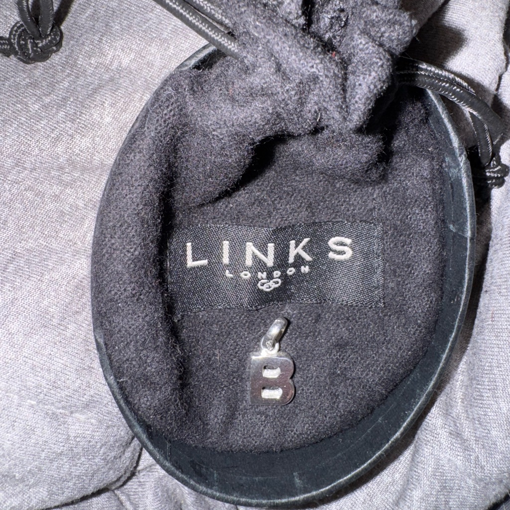 Silver Initial Pendant